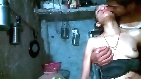 Sexy amateur brunette sex clip with her boyfriend 08