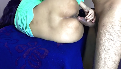 Brunette teen gets her pussy ripped from the blowjob