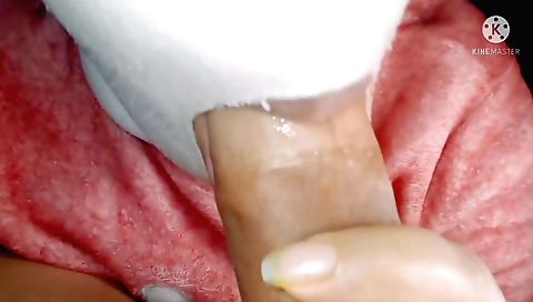 Blondie with big boobs gets facial in amateur pov video