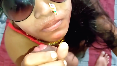 Big-titted indian brunette deepthroat face a handsome guy