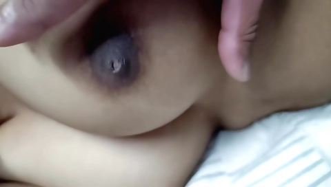 Indian big-tittied teen 18+ shows her ass and pussy