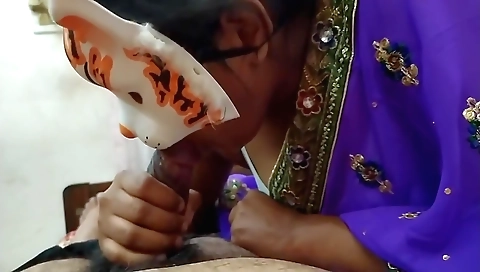 Indian girl with big black hair fingered and handjob