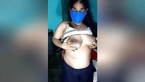 Solo female in a sexy lingerie and sexy dress sex video