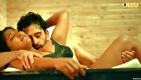 Sexy black hair and threeshot brunette secretary 1111