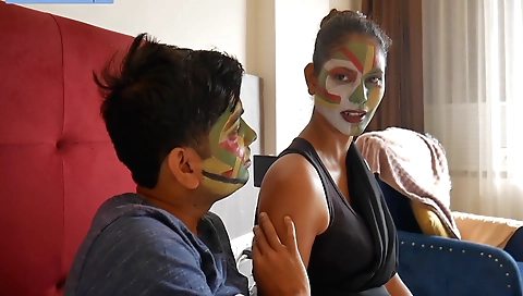 Saheb Ji Takes Advantage Of Poor Mamtas Compulsion With Hindi Sex